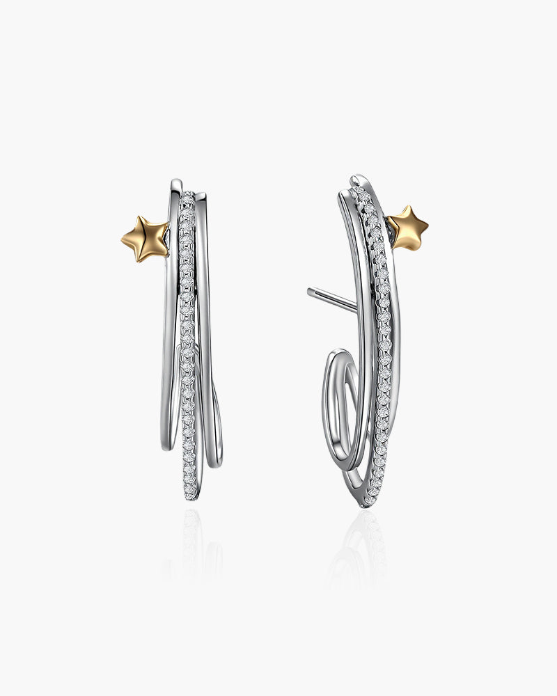 925 Sterling Silver Earrings for Women, Stud Earrings, SA SILVERAGE