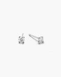 Round Moissanite Small Stud Earrings