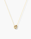 18K Gold Plated Statement CZ Pendant Necklace
