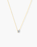 18K Gold Plated CZ Pendant Necklace