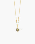 14K Gold Plated Classic CZ Pendant Necklace