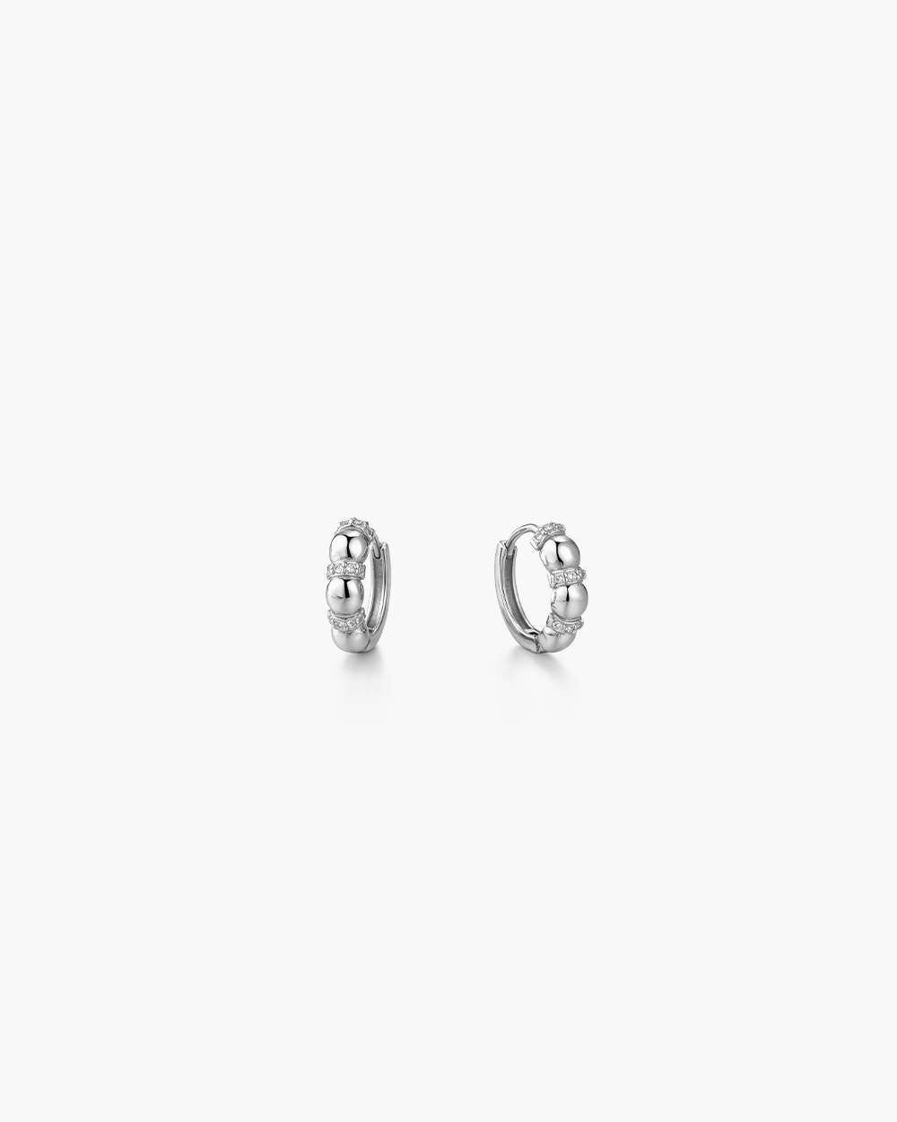 Orbit Huggies Hoop Earrings