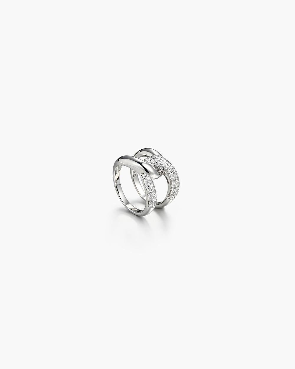 Cluster CZ Cocktail Ring