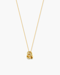 Double Interlock Knot Pendant Necklace