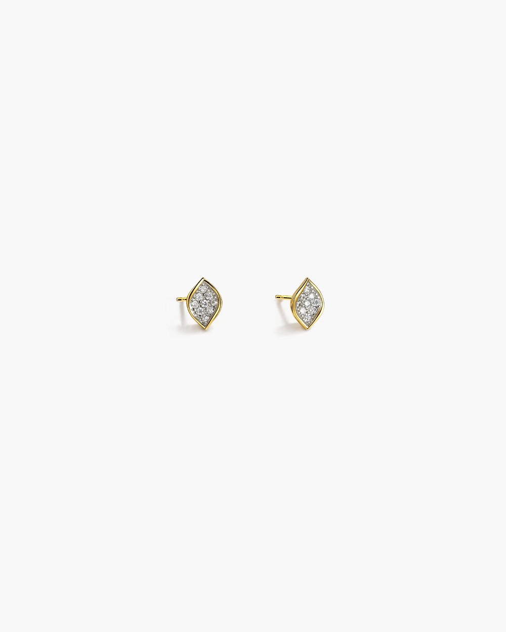 Teardrop CZ Drop Earrings