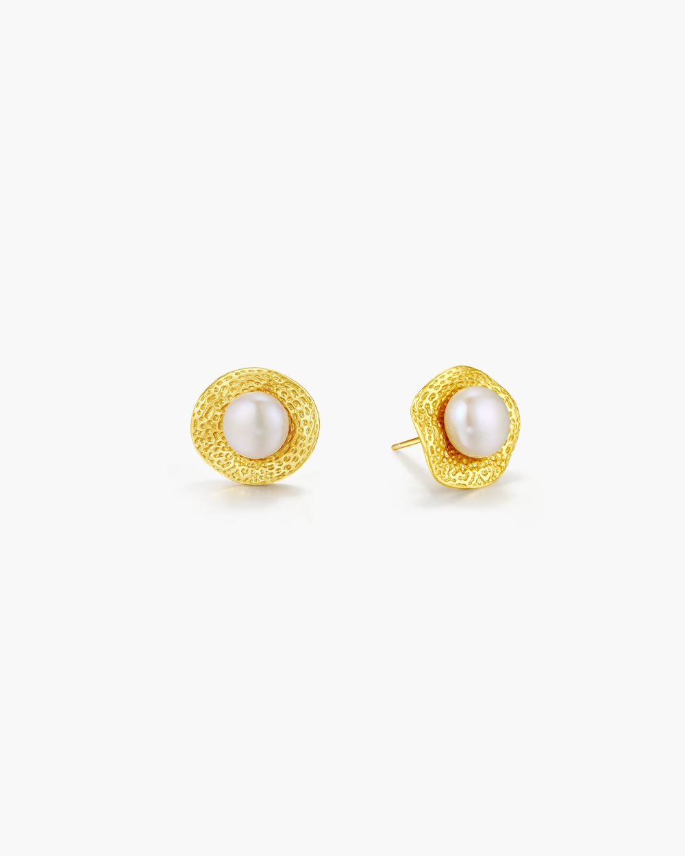 Large Freshwater Pearl Stud Earrings