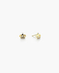 14K Gold Plated CZ Stud Earrings