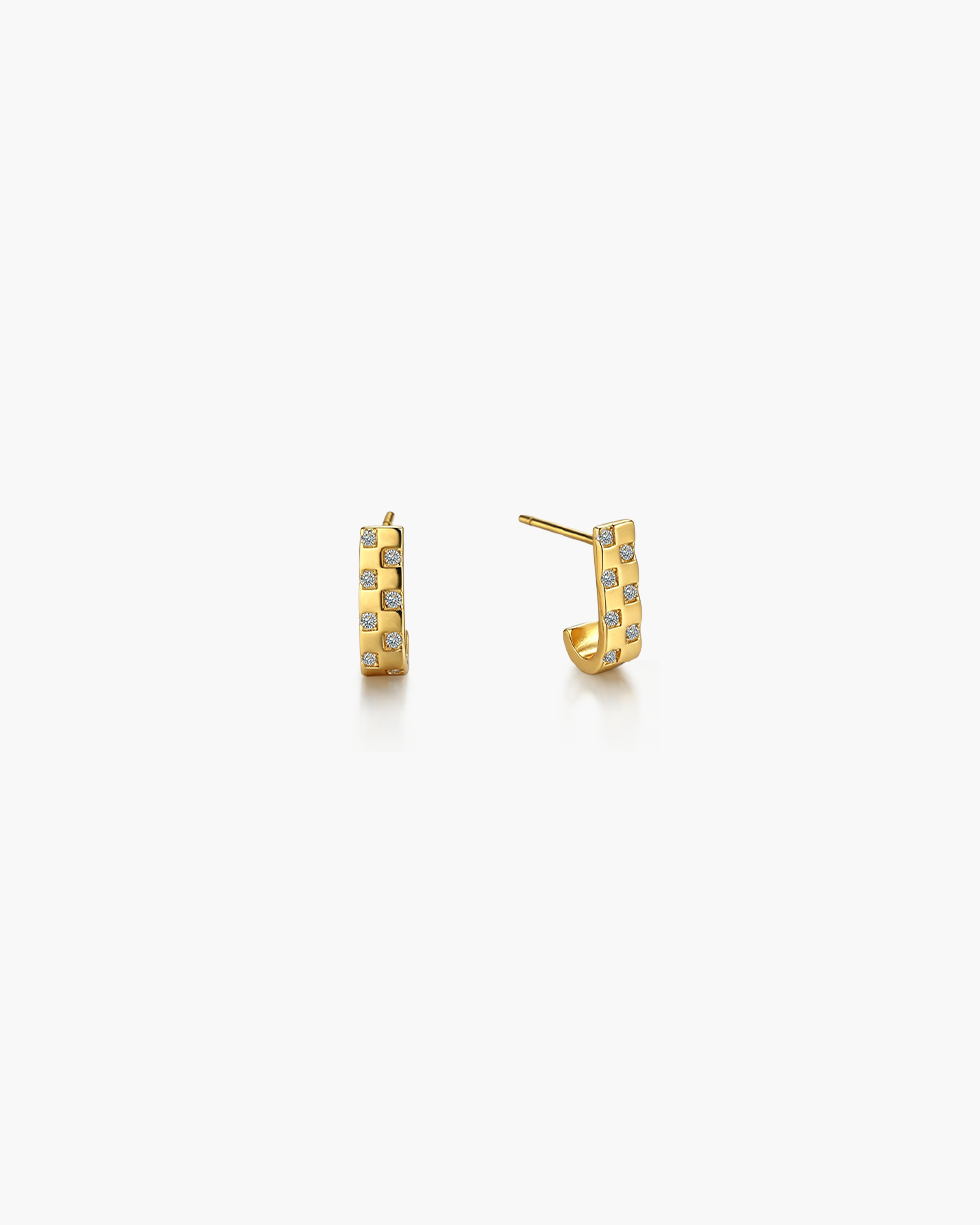 Slim Teardrop CZ Drop Earrings
