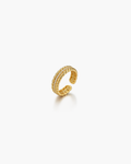 Lira Twist Pave Ring