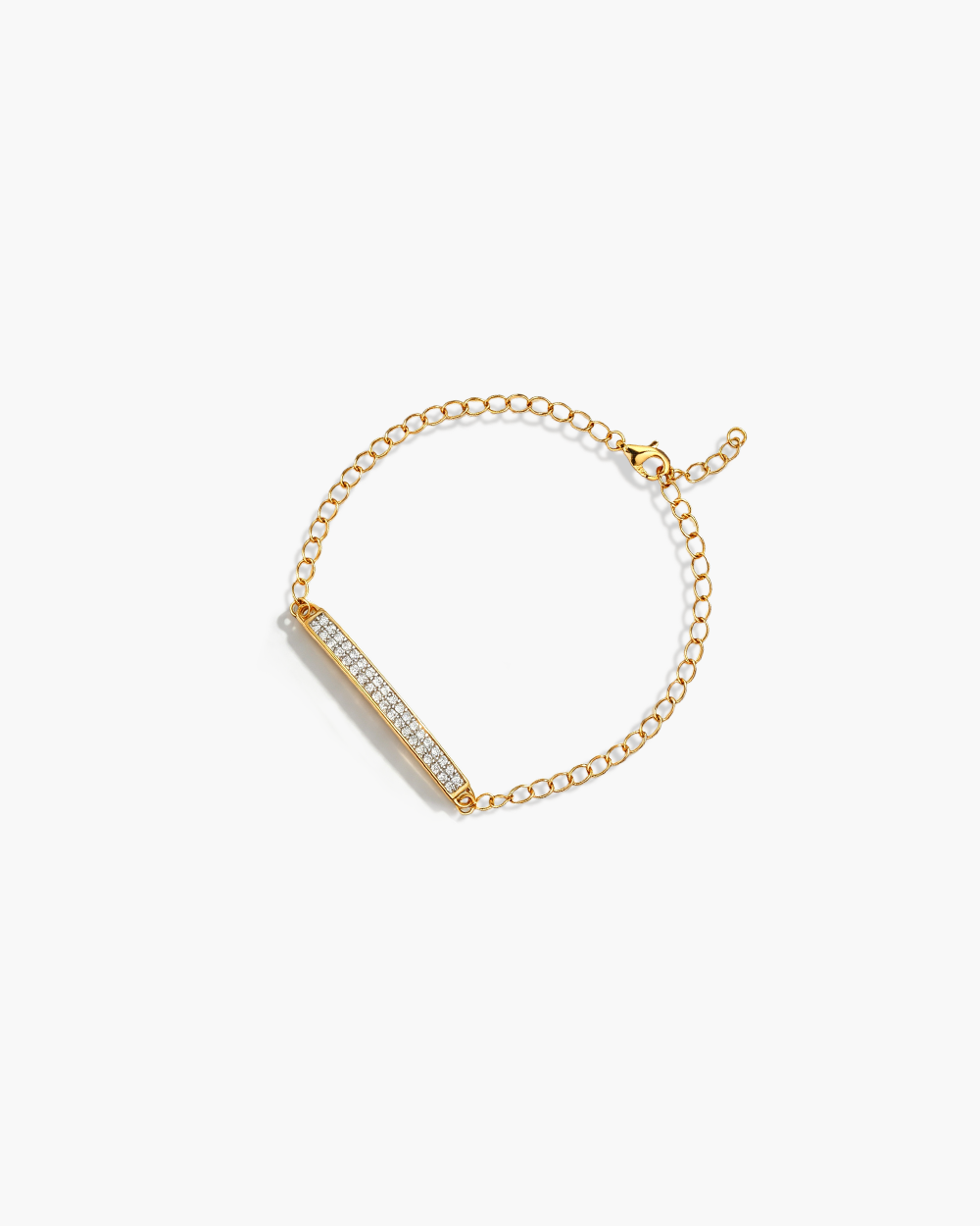 Straight Bar CZ Bracelet