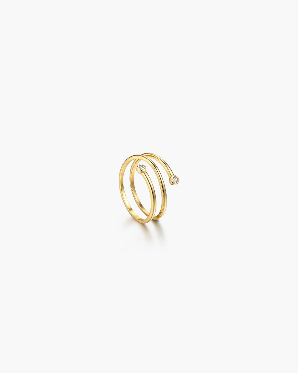 18K Gold Plated Classic CZ Ring