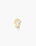 18K Gold Plated Classic CZ Ring