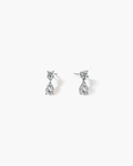 Double-Stone Drop Earrings