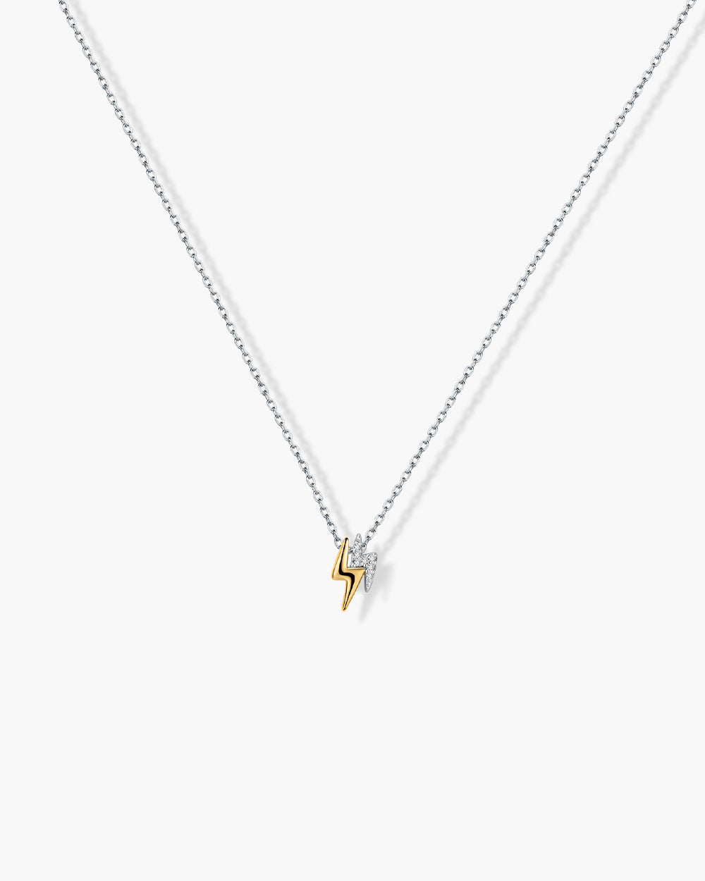 Lightning Bolt Pendant Necklace