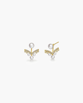 Pearl & CZ Multi-Wear Stud Earrings