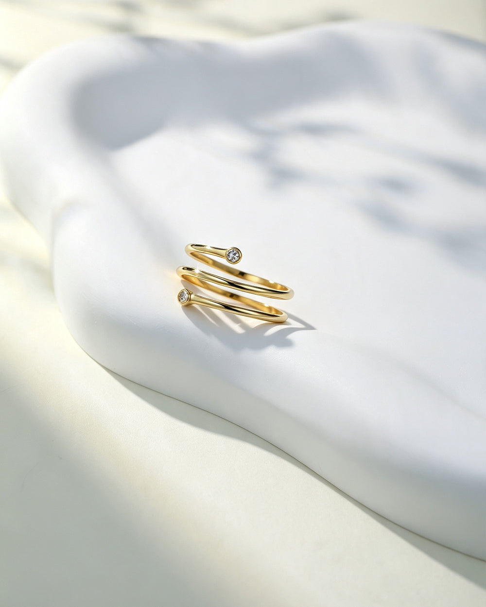 18K Gold Plated Classic CZ Ring