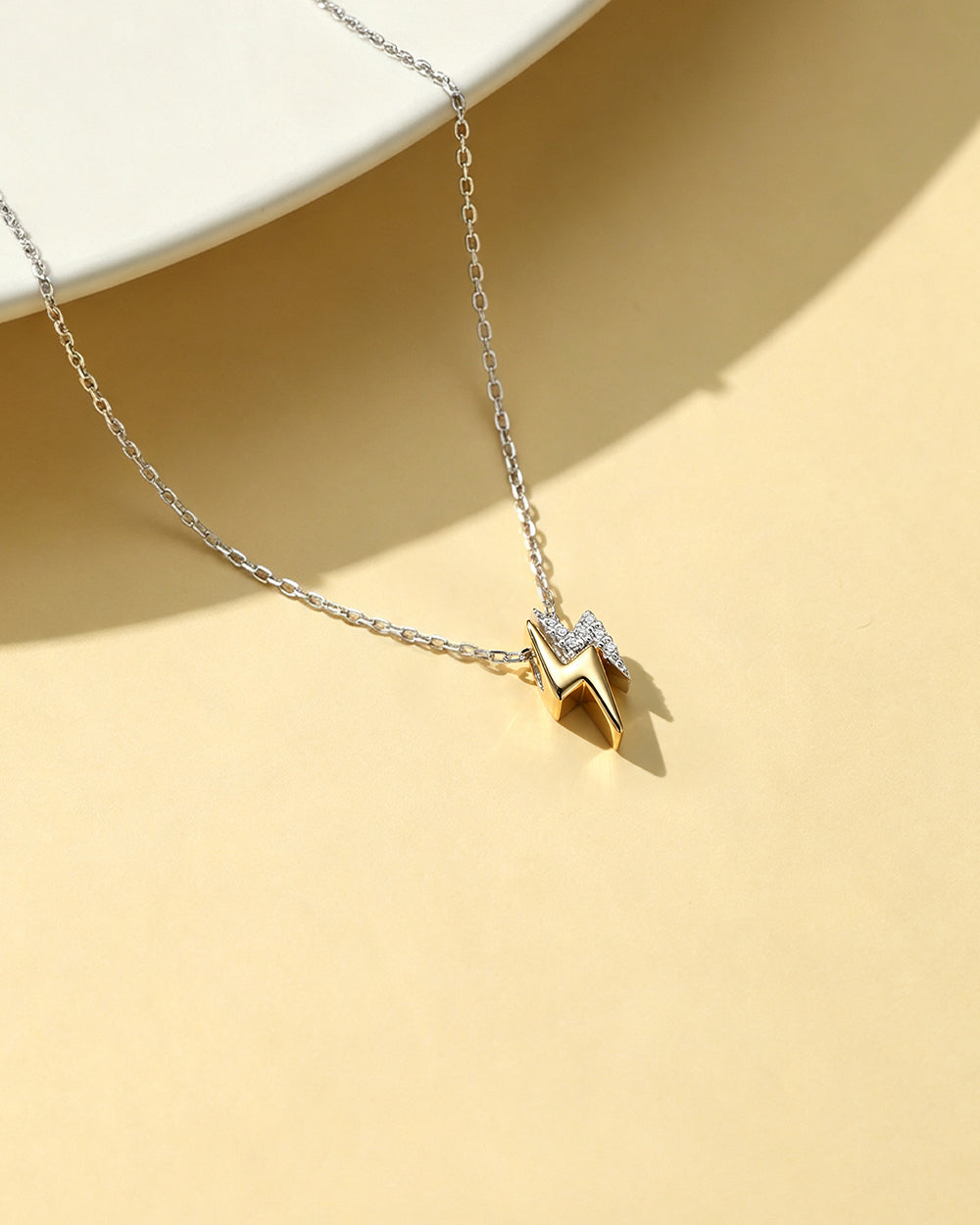Lightning Bolt Pendant Necklace