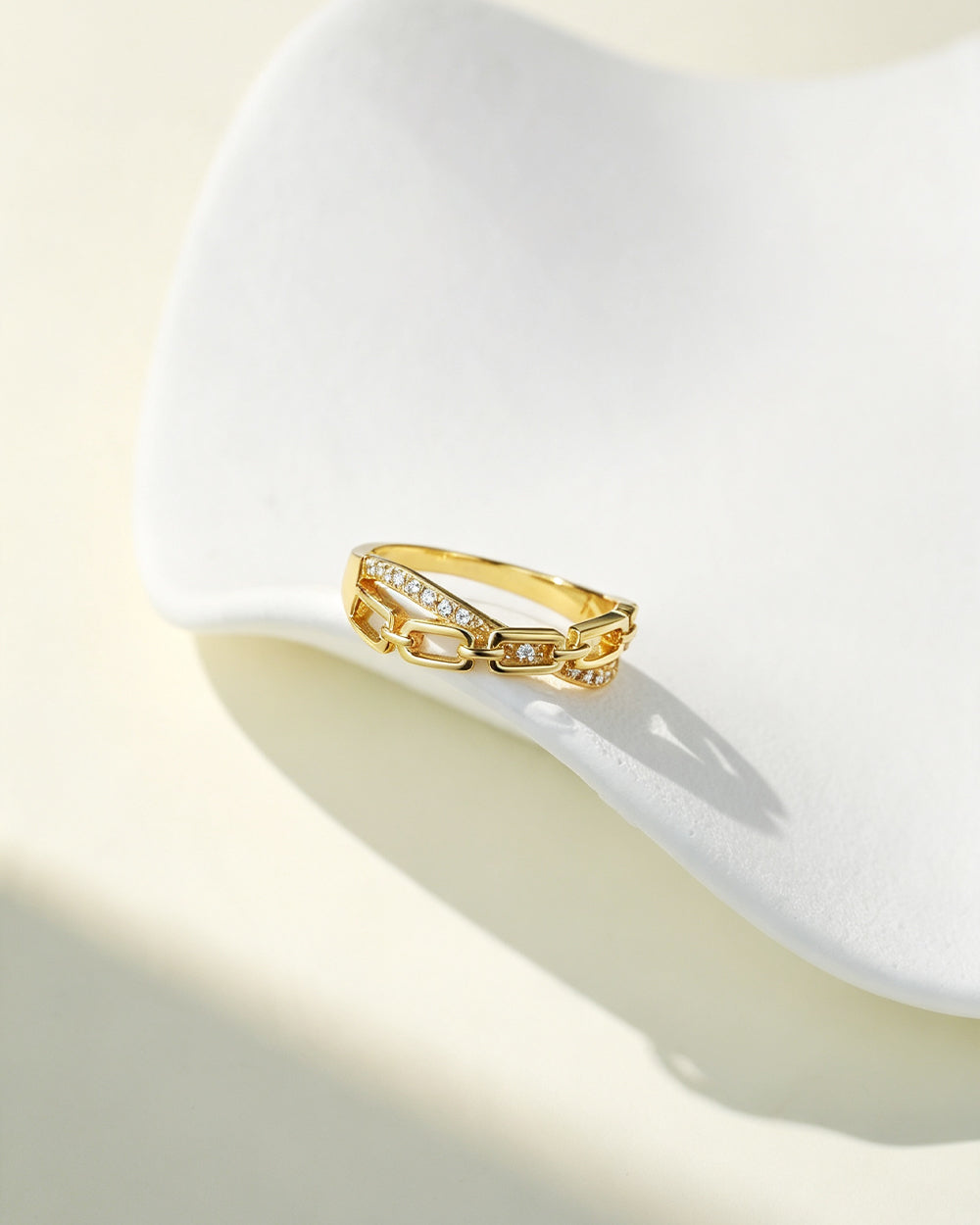 Openwork Chain Ring