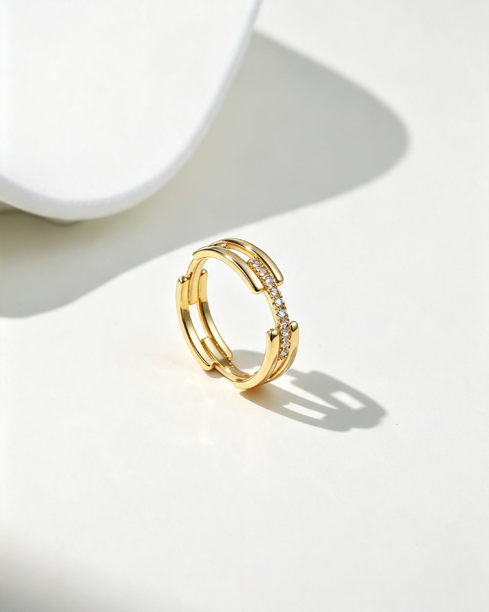 Double-Row Openwork Ring