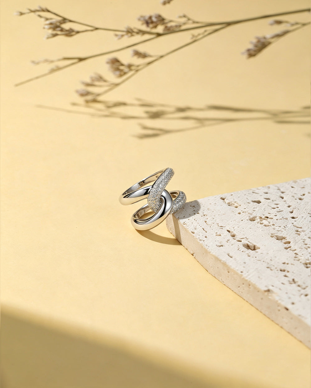 Cluster CZ Cocktail Ring