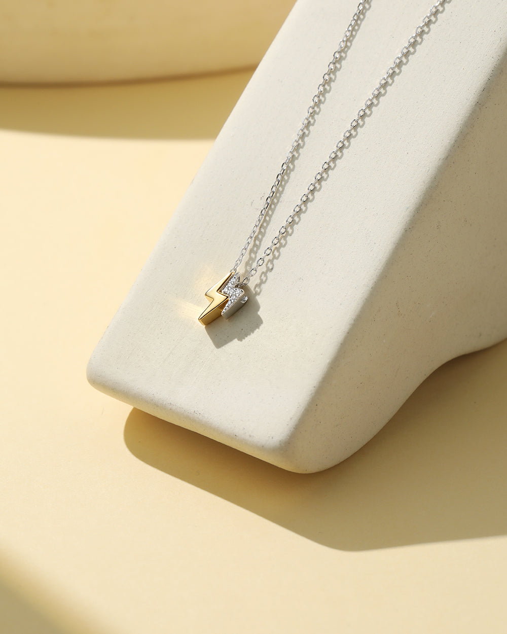 Lightning Bolt Pendant Necklace