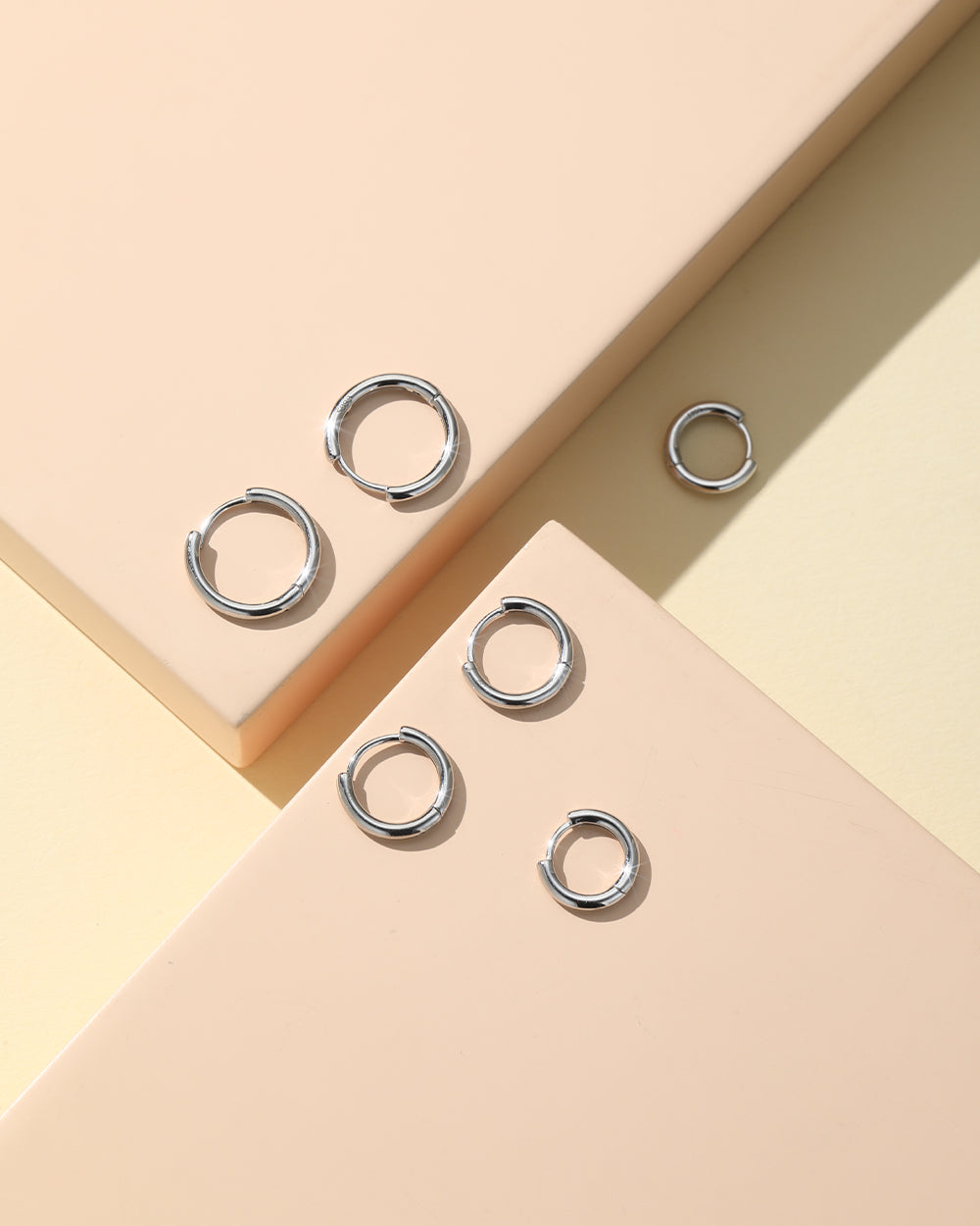 Slim Large Hoop Earrings