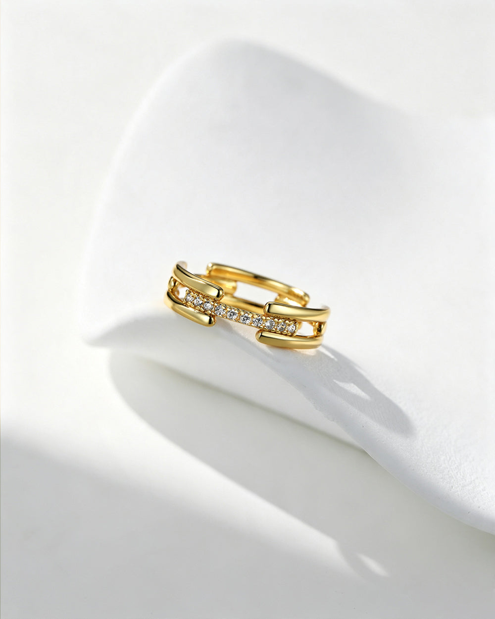 Double-Row Openwork Ring