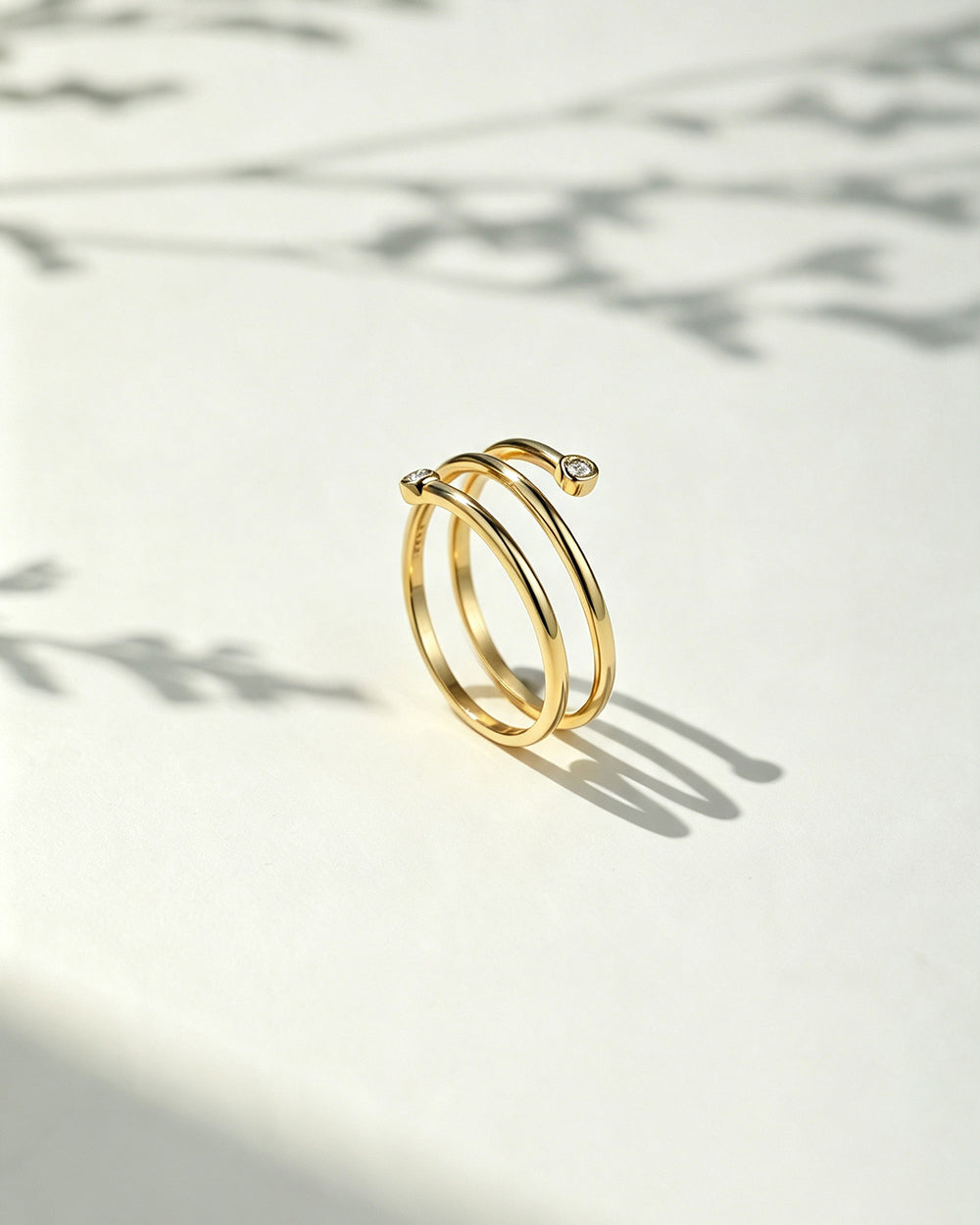 18K Gold Plated Classic CZ Ring