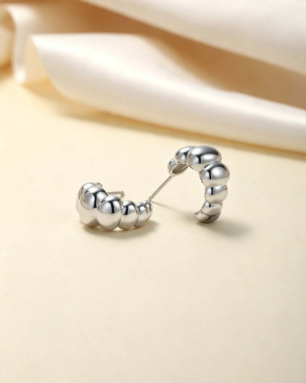 Puffy Charlotte Stud Earrings