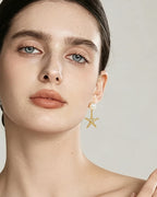 925 Sterling Silver with 14K Gold Plating, Cubic Zirconia & Freshwater Pearl Earrings for Women, Drop Earrings, SA SILVERAGE