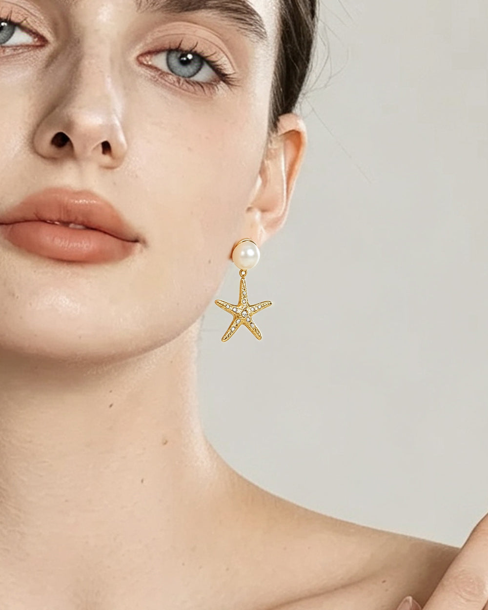 Pearl & CZ Statement Drop Earrings