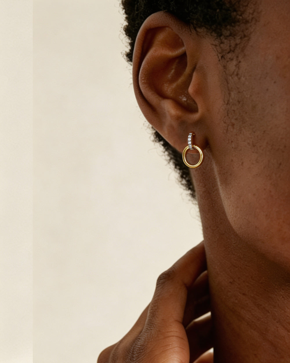 18K Gold Plated Classic CZ Drop Earrings