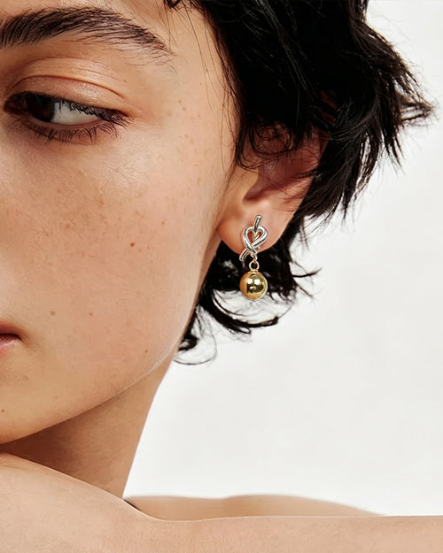 14K Gold Plated Drop Earrings